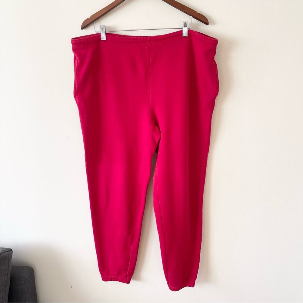 Warner Bros. Bugs Bunny Looney Tunes Vintage Sweatpants Red Embroidered Pocket